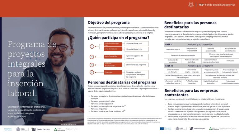 Proyectos Integrales de Empleo